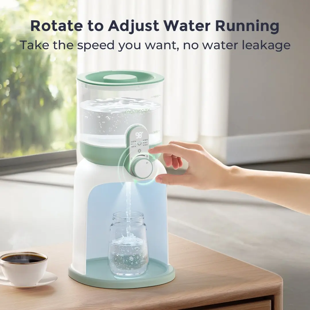 Momcozy Waterverwarmer Dubbel Licht - Wit/Groen - afbeelding 4 van 6