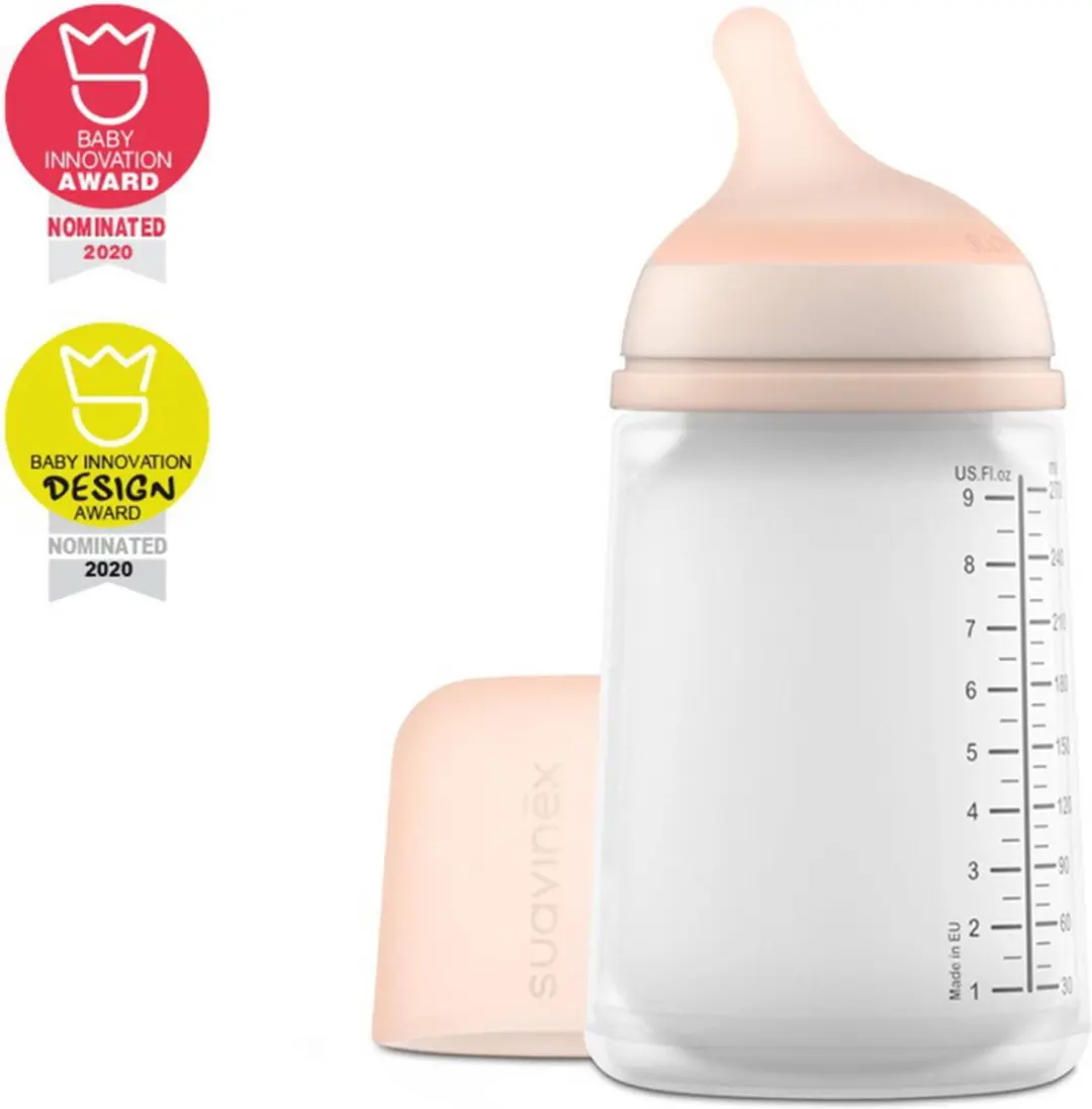 Suavinex Zero.Zero Babyfles 270ml - Opvolgingsset - afbeelding 4 van 6
