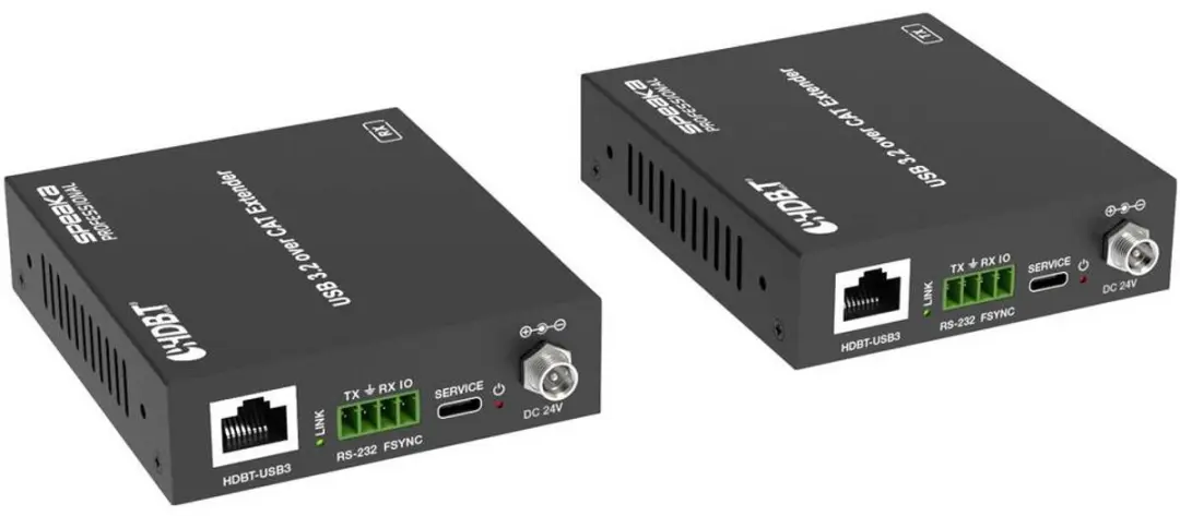 SpeaKa Professional SP-USBE-820 KVM-extender 7+1 - Zwart - afbeelding 3 van 3