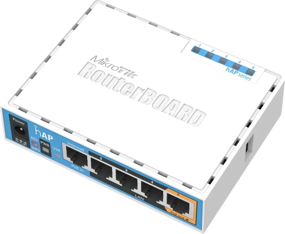 MikroTik hAP RB951UI-2ND Access Point - Wit - afbeelding 2 van 5