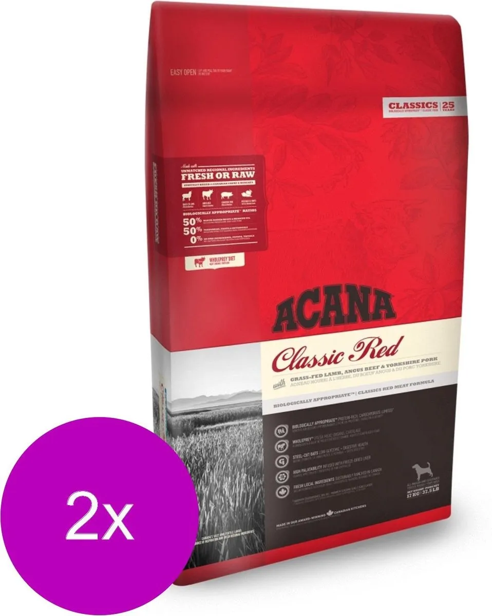 Acana Classics Classic Red Lam&Rund Hondenvoer