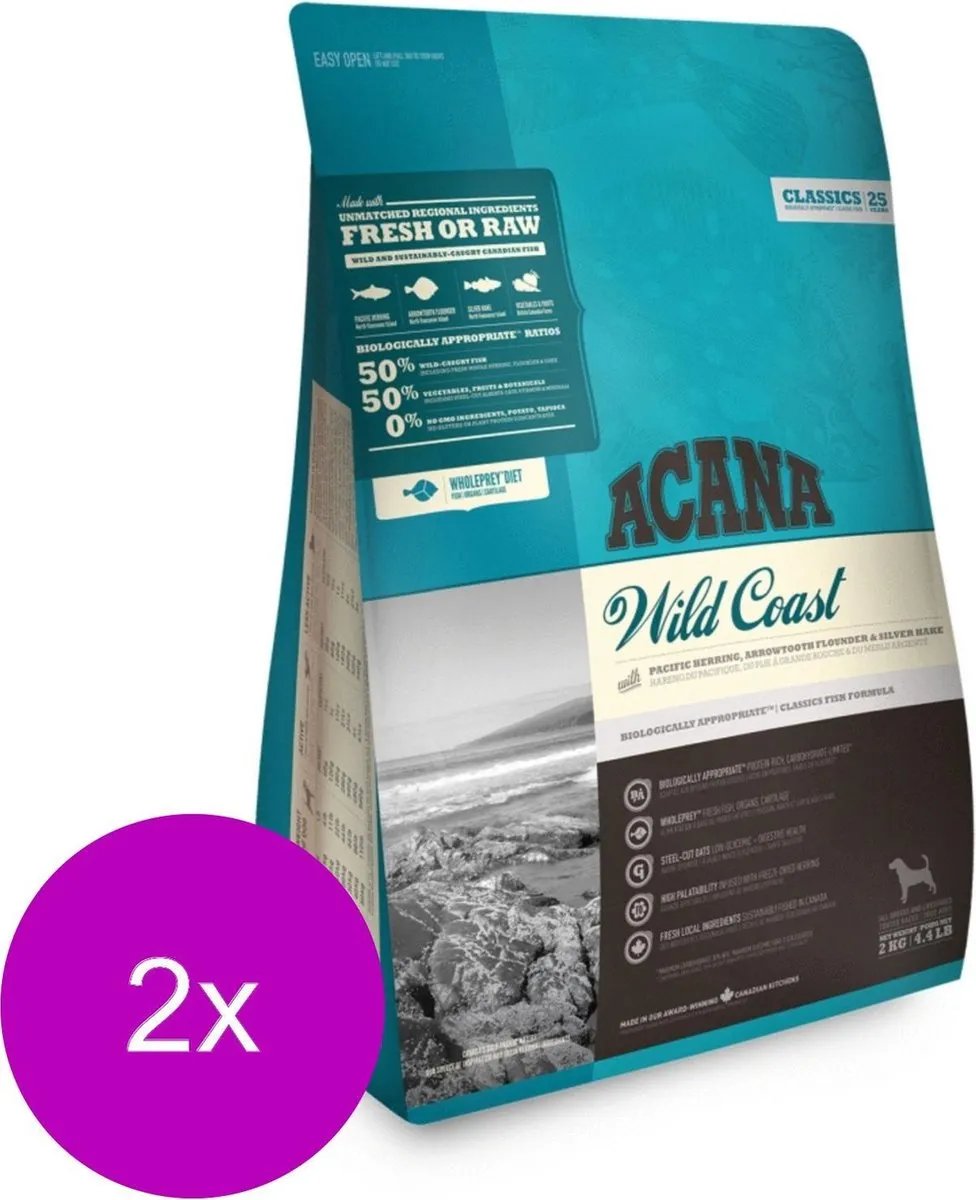Acana Classics Classic Red Lam&Rund Hondenvoer - 2x2kg