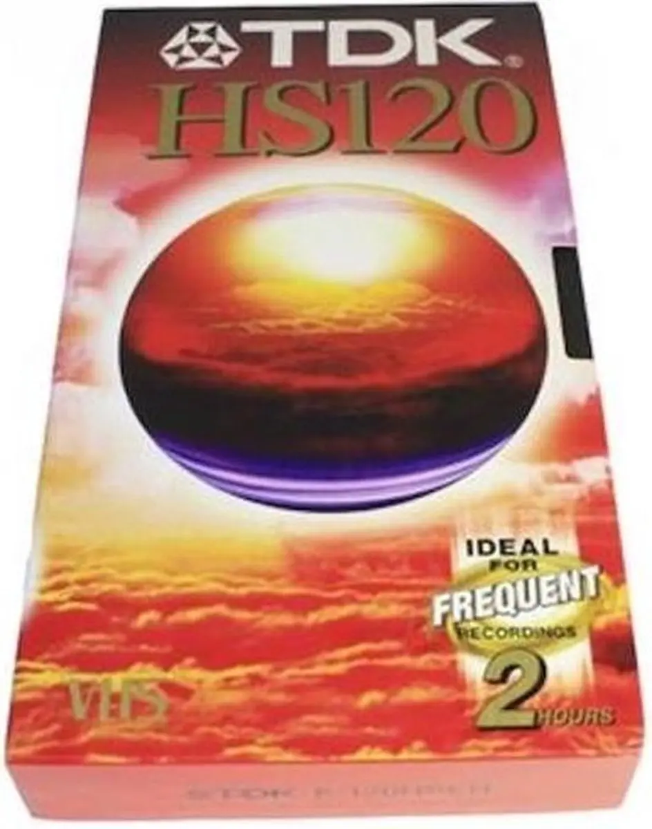 TDK VHS videoband HS120 2 Pack