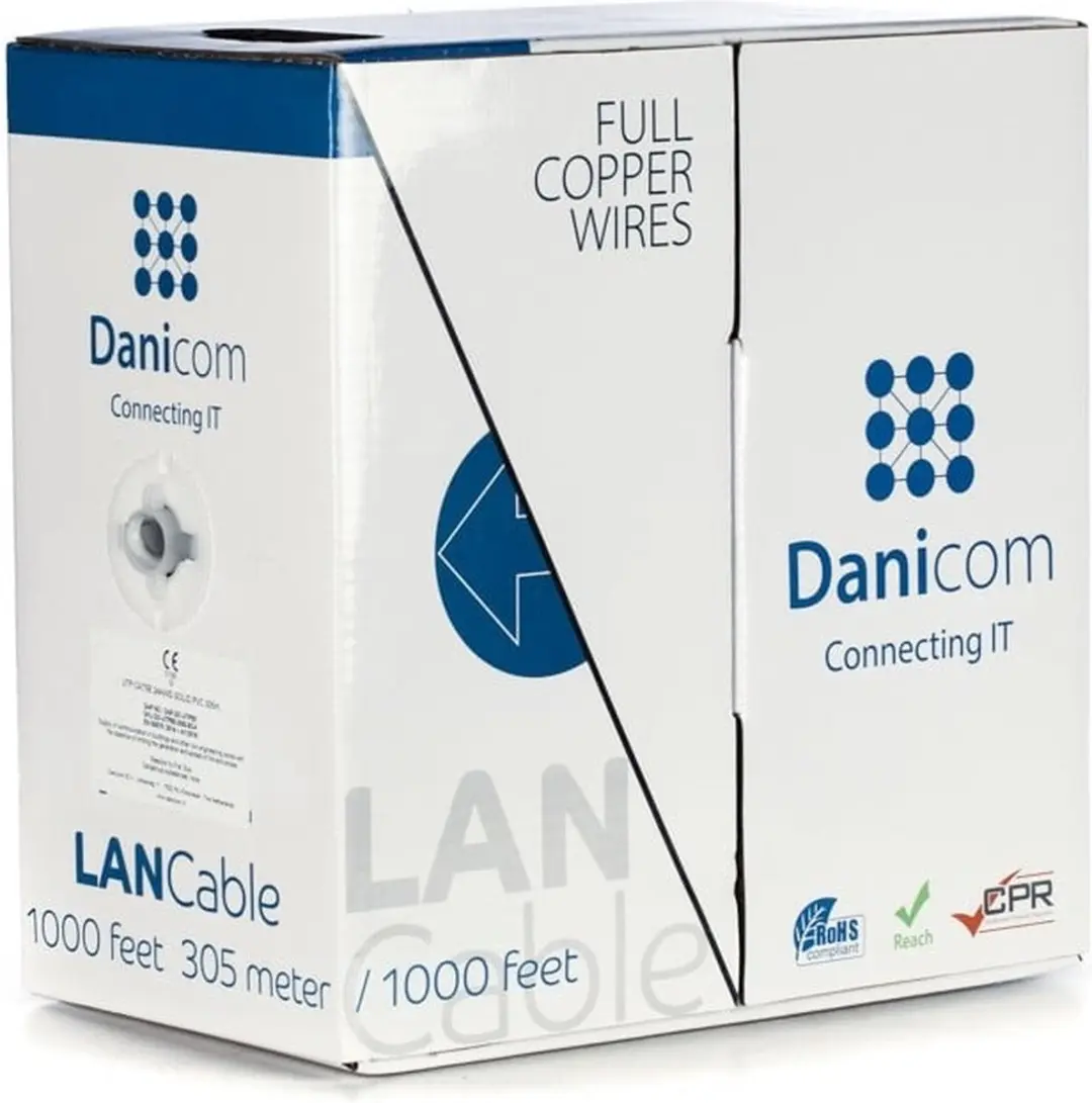 Danicom CAT5e UTP Netwerkkabel 305m DC-UTP5E-305S-ECA - afbeelding 6 van 6