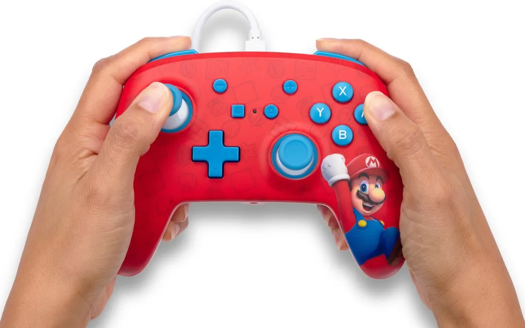 POWERA NSGP0001-01 Bedrade Controller - 18 Knoppen - Woo-hoo! Mario Rood - afbeelding 6 van 6