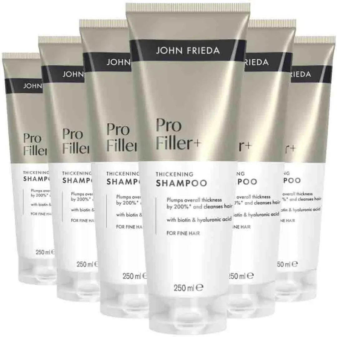 John Frieda PROfiller+ Thickening Shampoo - 6x 250ml - afbeelding 2 van 3