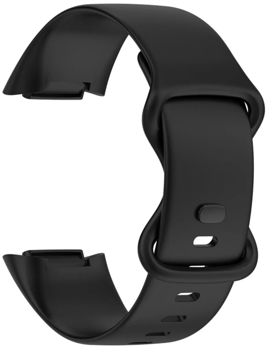 Imoshion Siliconen Bandje Fitbit Charge 5/6 - Zwart
