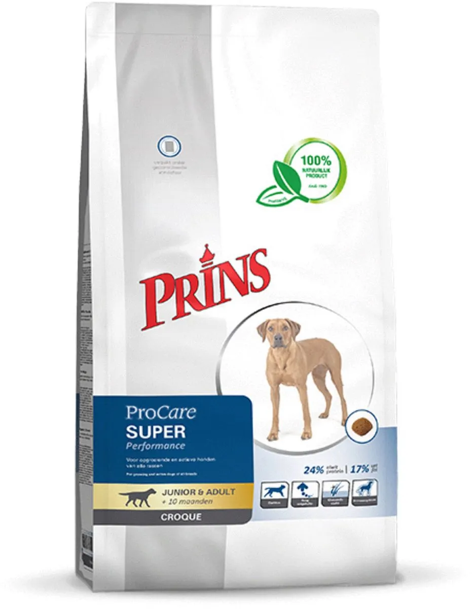 Prins Procare Super Performance Gevogelte & Vlees Hondenvoer 10kg