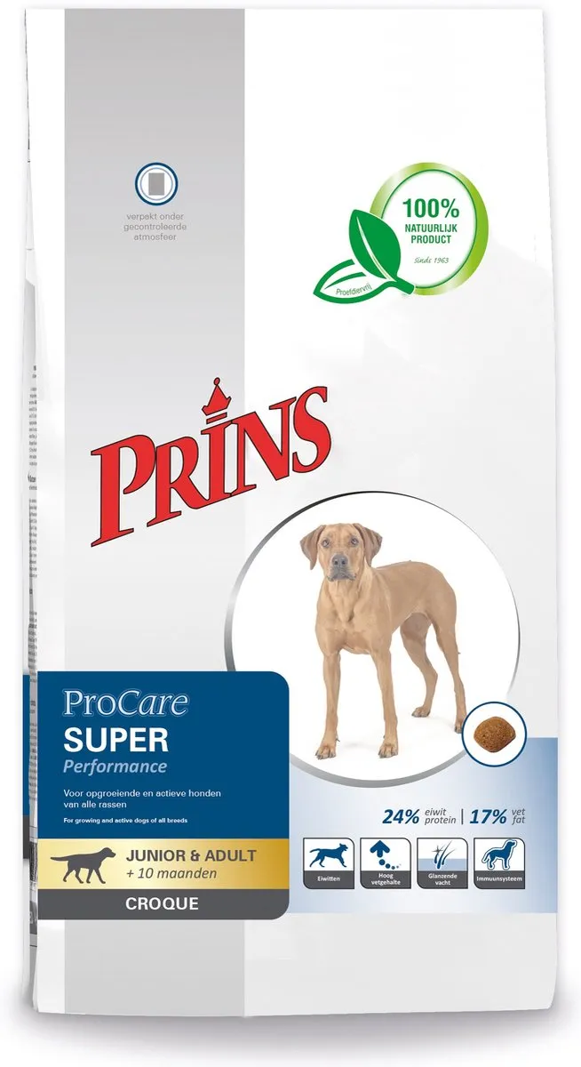 Prins Procare Super Performance Gevogelte & Vlees Hondenvoer 10kg