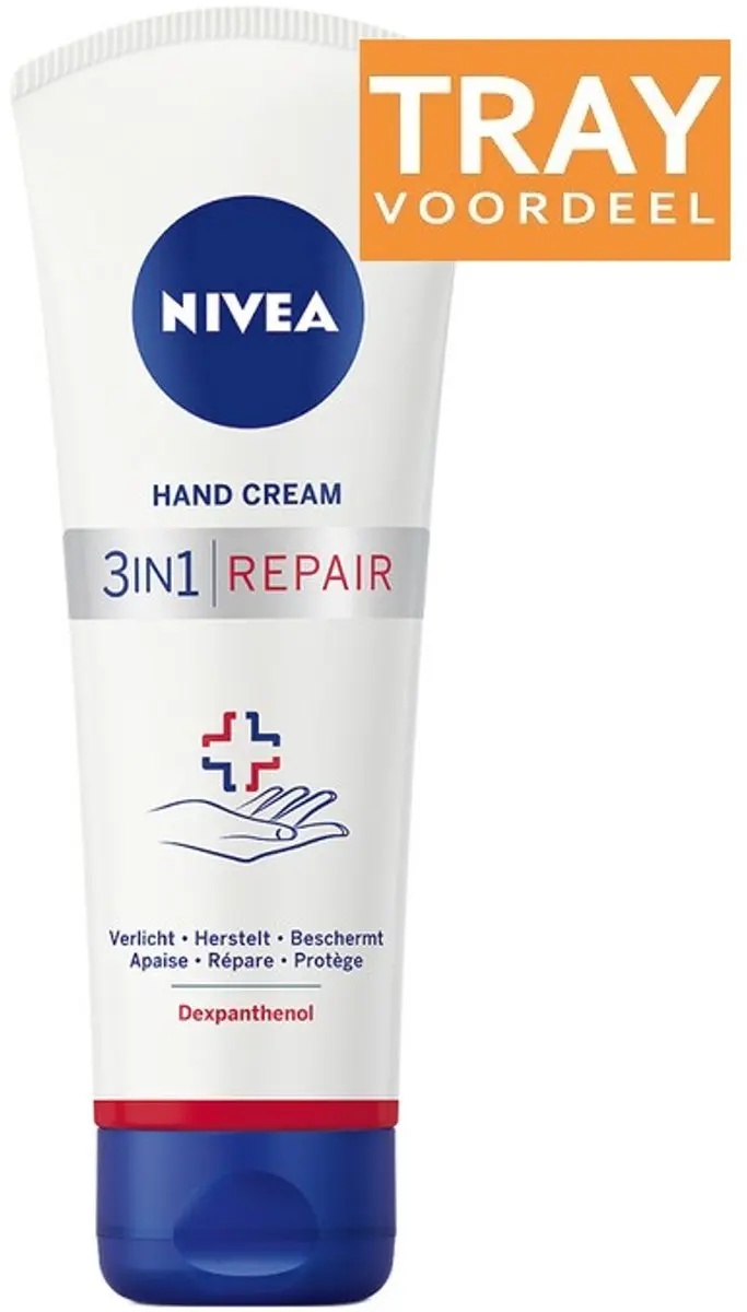 NIVEA 3 IN 1 REPAIR HANDCREME 12 X 100 ML