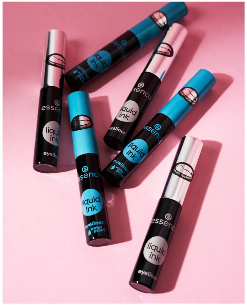 Essence Liquid Ink Eyeliner Black - 3x 3ml - afbeelding 2 van 5