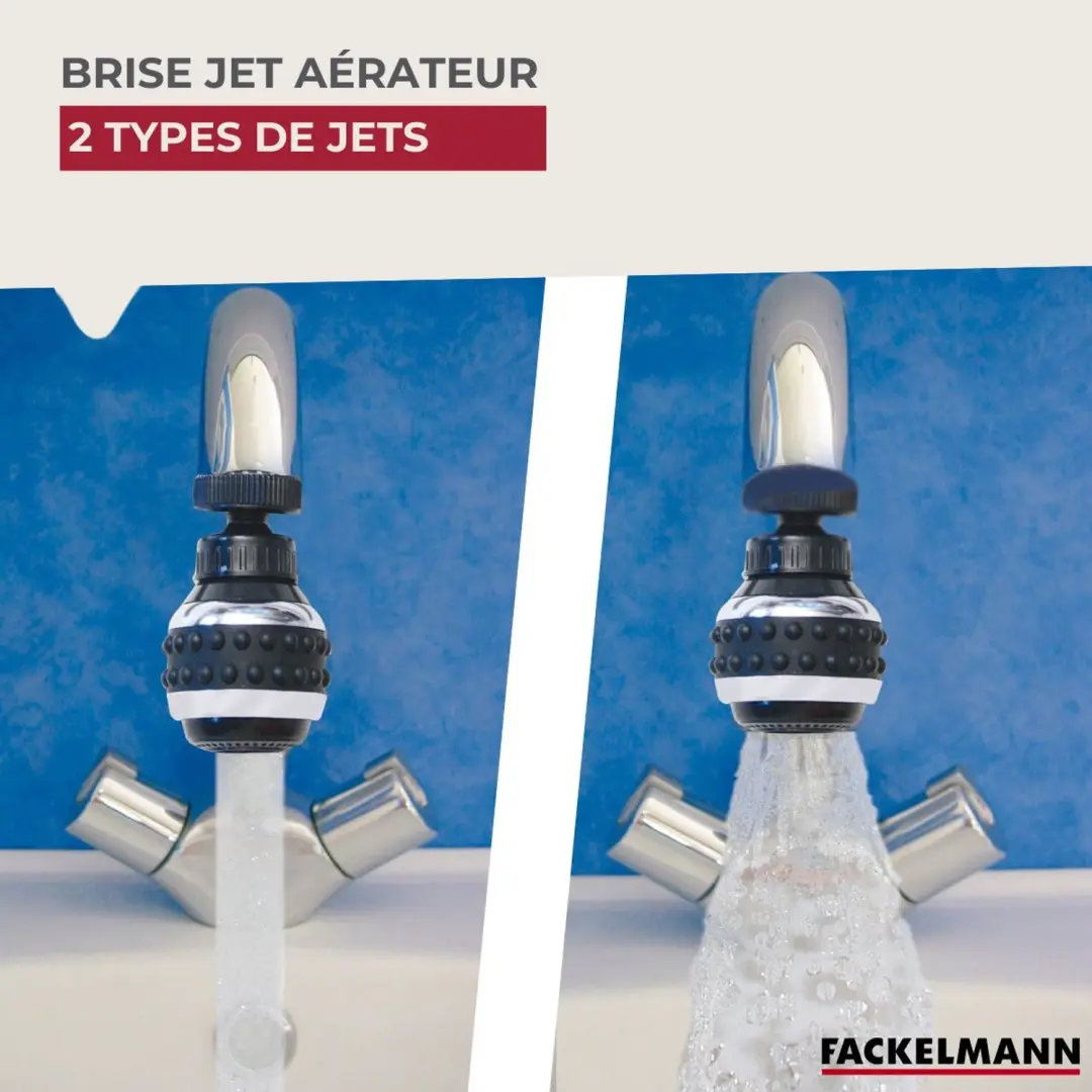 Fackelmann Tecno Brise Straalregelaar - Zwart - afbeelding 2 van 6