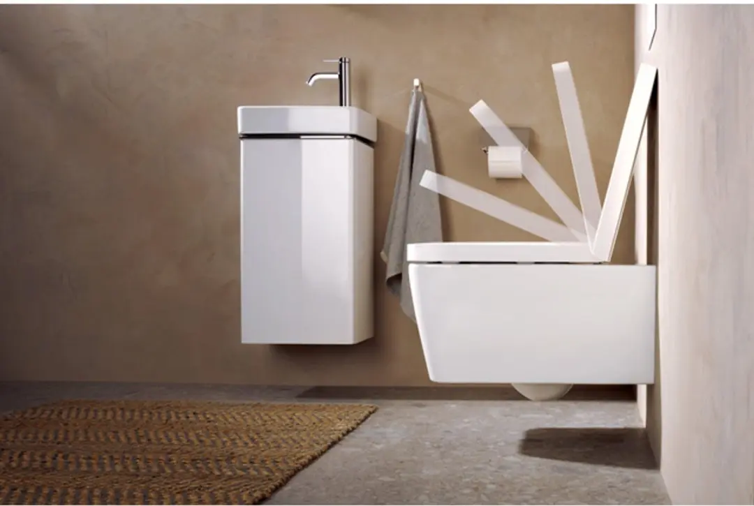 Hansgrohe Xelu Q wastafel - 36x25x11.5cm - planchet rechts - 1 kraangat - wit - afbeelding 3 van 6