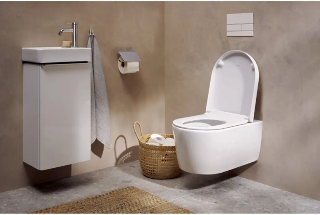 Hansgrohe Xelu Q wastafel - 36x25x11.5cm - planchet rechts - 1 kraangat - wit - afbeelding 4 van 6