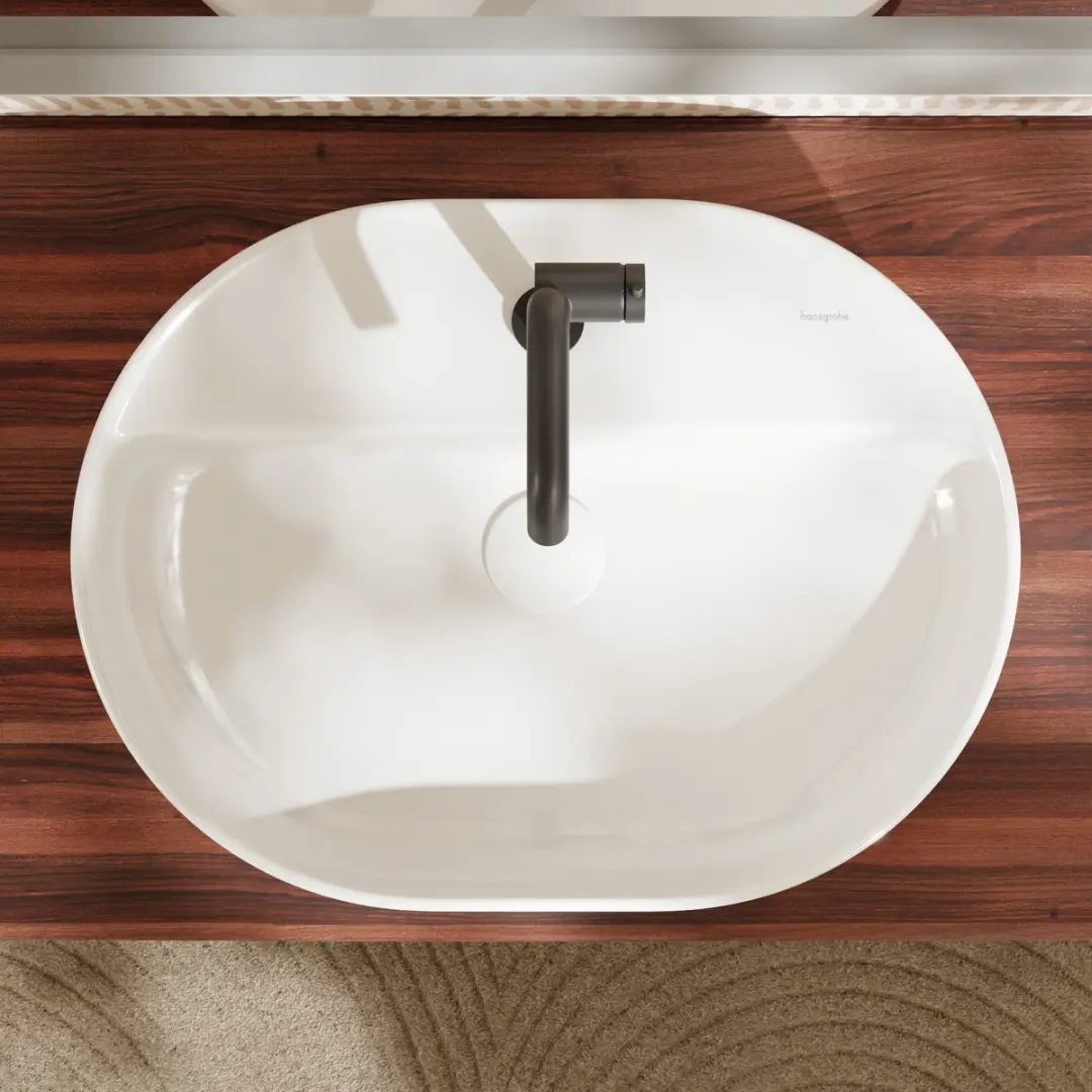 Hansgrohe Xuniva U 60171450 Waskom 60x45cm - Wit - afbeelding 4 van 6
