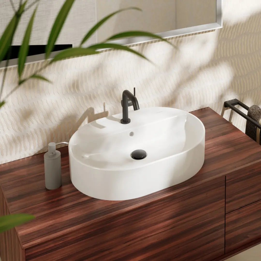 Hansgrohe Xuniva U 60171450 Waskom 60x45cm - Wit - afbeelding 2 van 6
