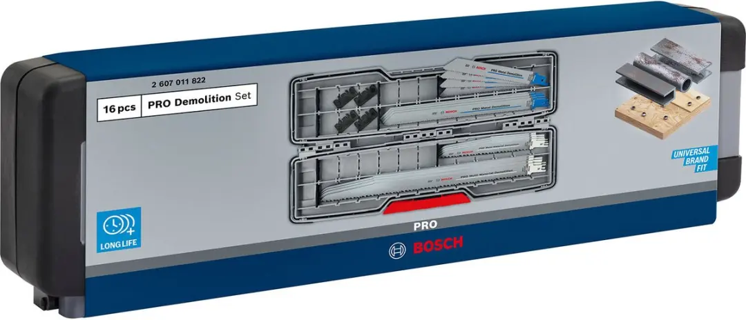 Bosch PRO Tough Box 2607011822 Sloopbladenset - 16-delig - afbeelding 3 van 5
