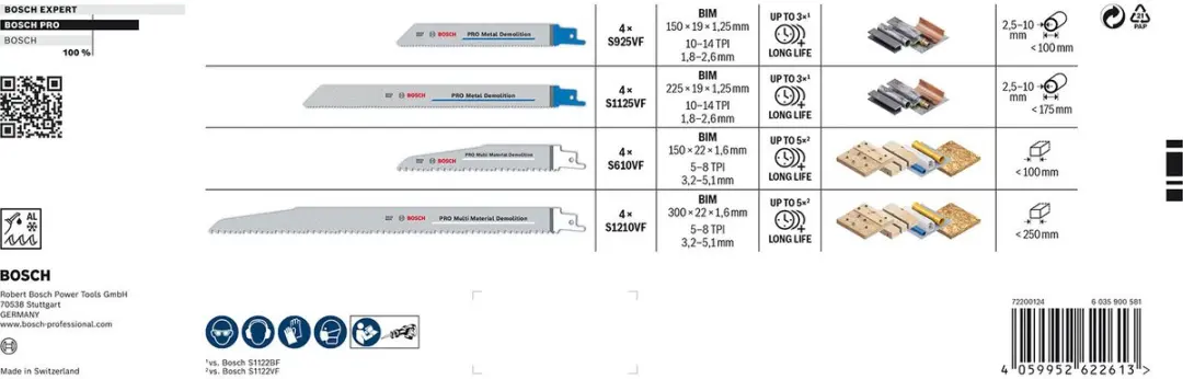 Bosch PRO Tough Box 2607011822 Sloopbladenset - 16-delig - afbeelding 2 van 5