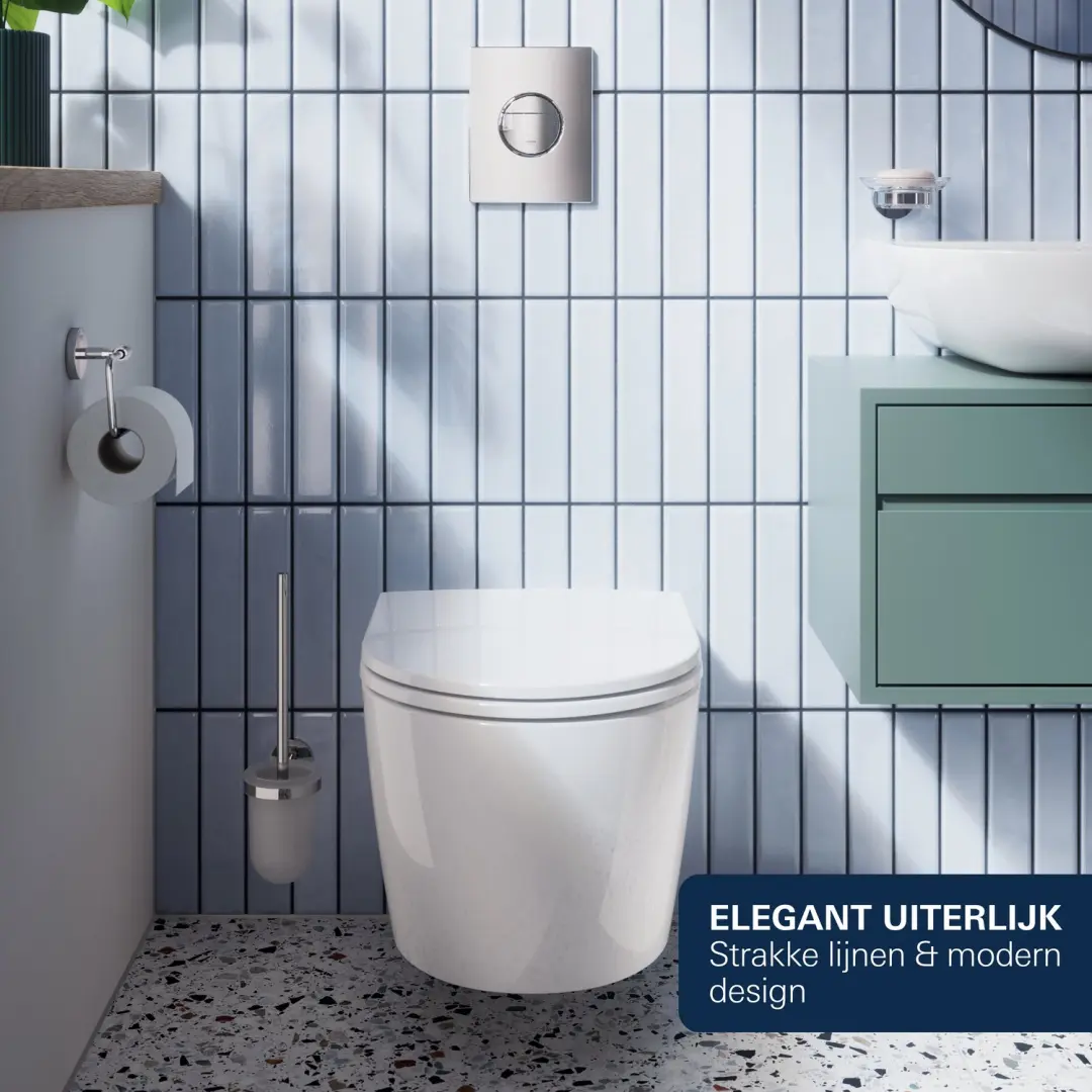 GROHE Solido Start Round Toiletset Rimless - Chroom - afbeelding 3 van 6