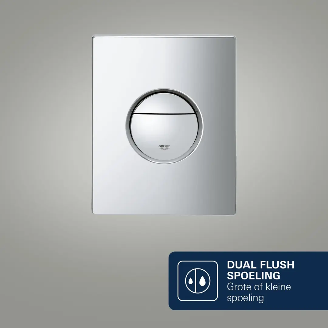 GROHE Solido Start Round Toiletset Rimless - Chroom - afbeelding 4 van 6