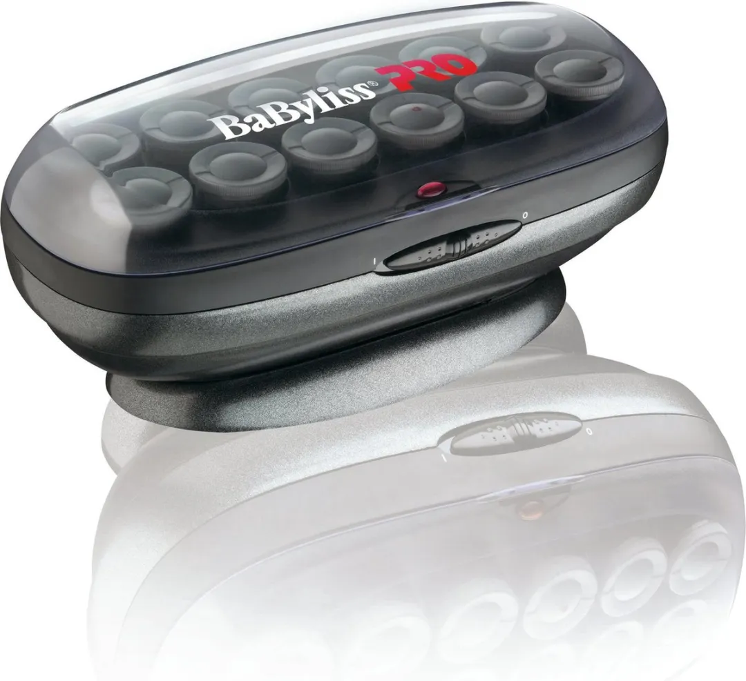 BaBylissPRO Ceramic Jumbo Rollers BAB3025E - 12 Stuks - Zwart