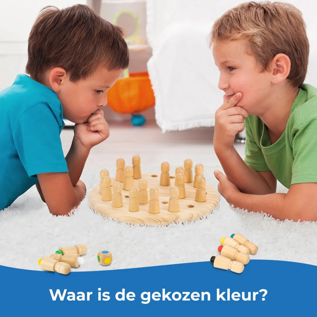 Toyfel Magnus – Houten Schaakspel met Tas 30 cm – Chess Montessori Educatief Speelgoed voor Kinderen Spel voor Logica & Coördinatie