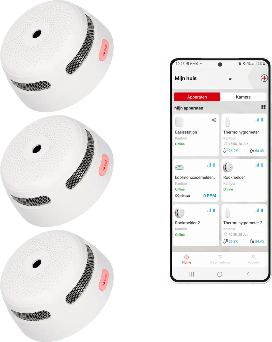 X-Sense XS01-WX Slimme rookmelder met Wifi