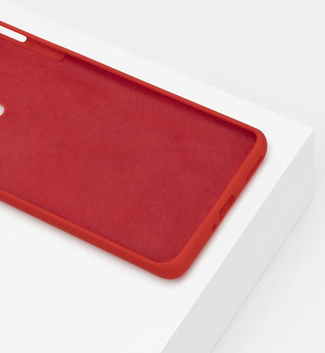 BMAX Siliconen Hoesje OnePlus 8 - Rood - BMAX14555684