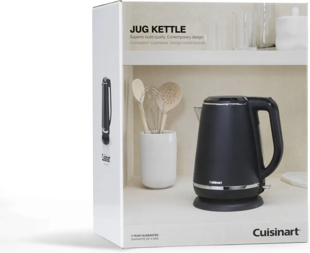 Cuisinart - Waterkoker Jug Kettle - Roestvrij staal - Water koker 1,5L - Zwart