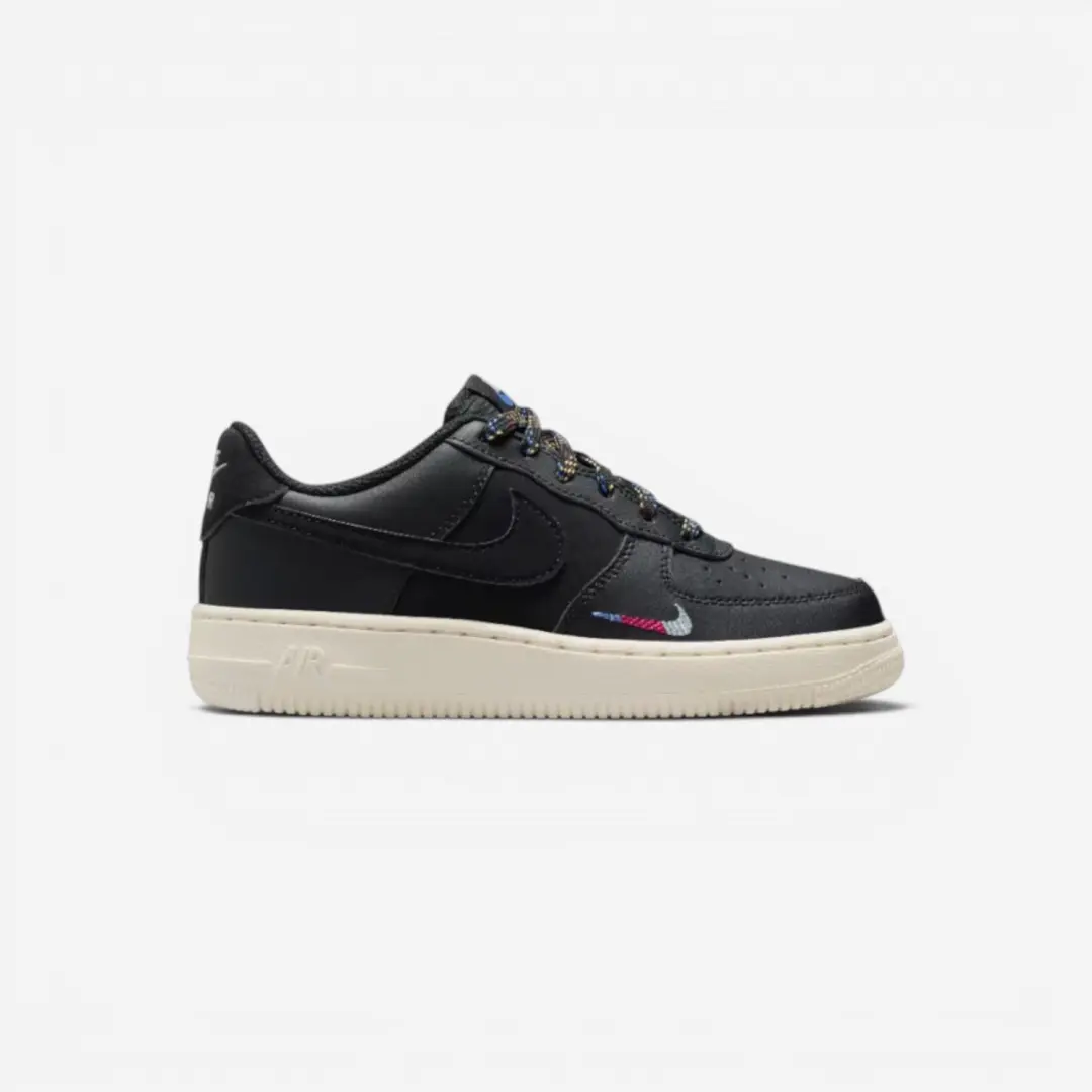 Nike Air Force 1 Lv8 (GS) "Black Saturn Gold"