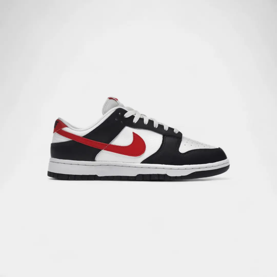 Nike Dunk Low Retro Red Swoosh Panda