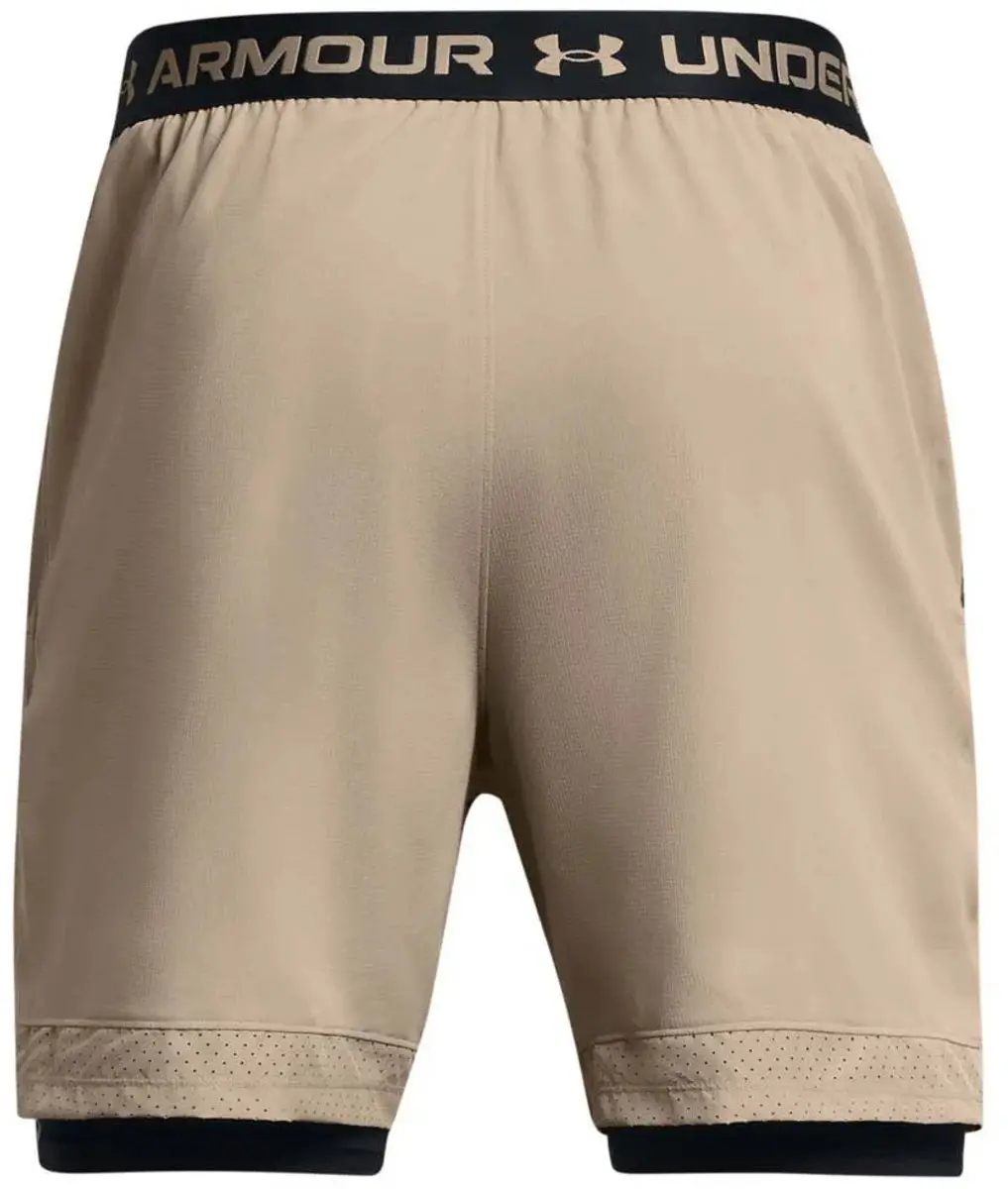 Under Armour Vanish Woven 2-in-1 Korte Broek - Beige - afbeelding 6 van 6