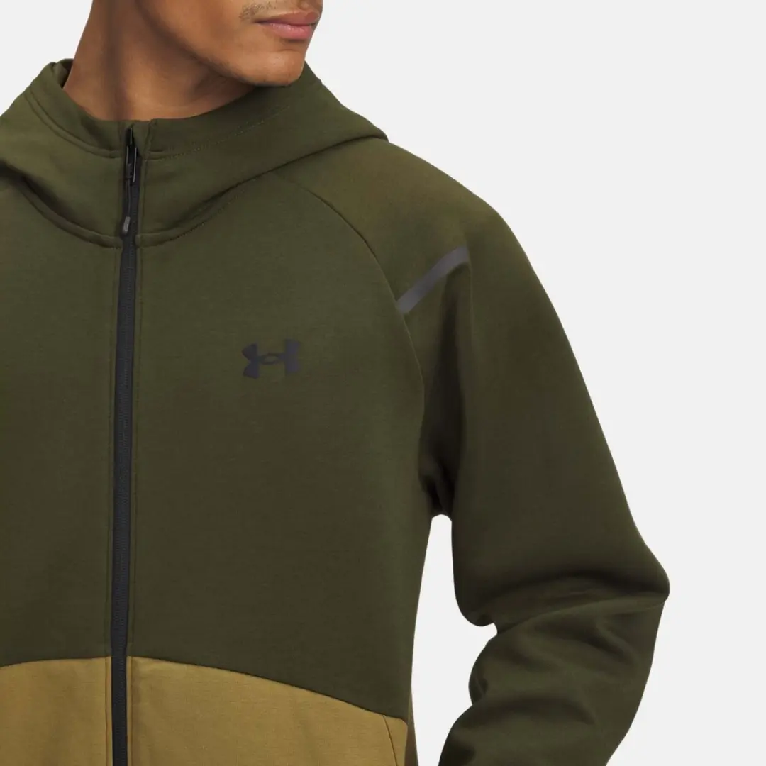 Under Armour Unstoppable Fleece Hoodie - Groen - L - afbeelding 3 van 6