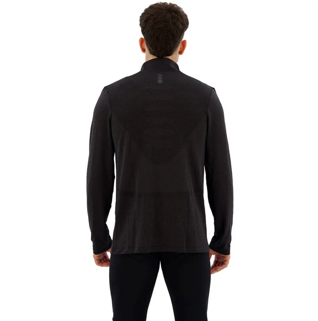 Under Armour UA Seamless Stride 1/4 Zip - XL - Zwart - afbeelding 2 van 6