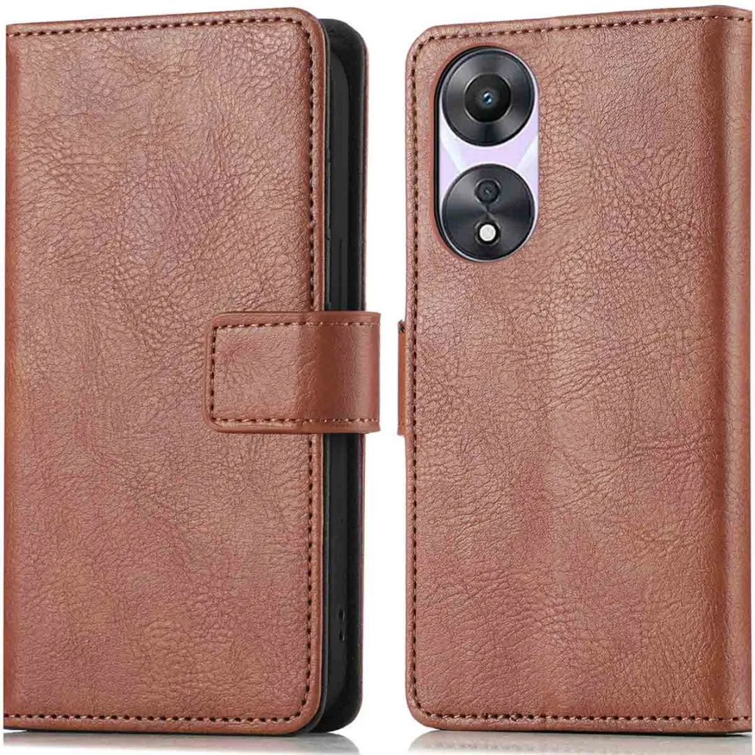 imoshion Hoesje Oppo A78 - 3 Pasjes - Bruin