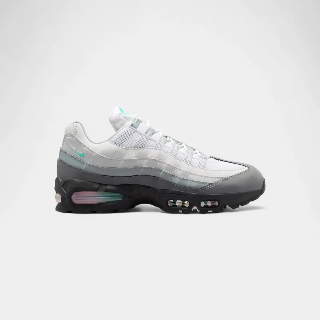 Nike Air Max 95 Big Bubble White Hyper Turquoise Pink Foam