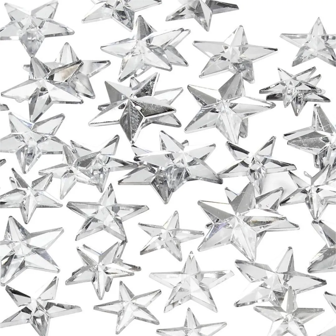Creativ Company Strasstenen Sterren 360 Stuks - Zilver