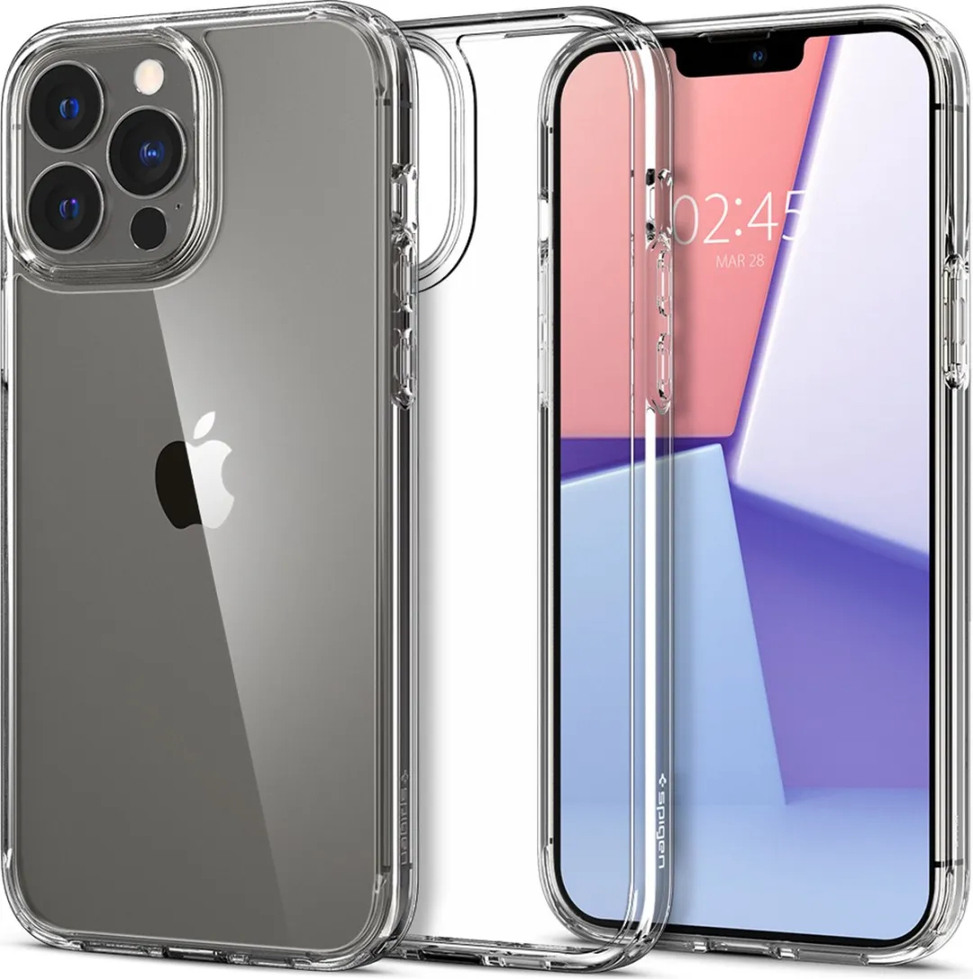 Spigen Ultra Hybrid 8809756649516 Hoesje - iPhone 13 Pro Max - Transparant