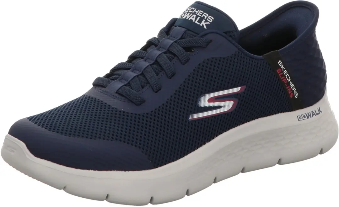 Skechers Instapper Hands-Free Slip-Ins Go Walk Flex 216324/NVY Blauw Machine Was