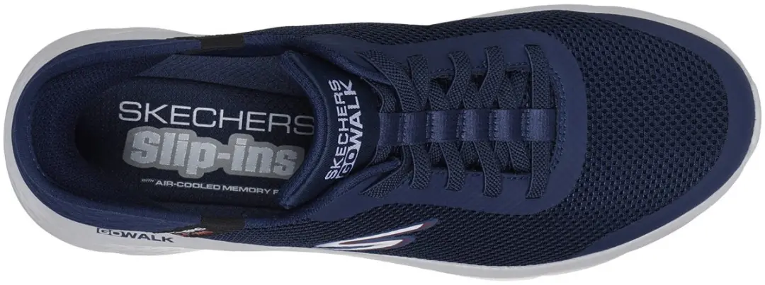 Skechers Instapper Hands-Free Slip-Ins Go Walk Flex 216324/NVY Blauw Machine Washable - afbeelding 6 van 6