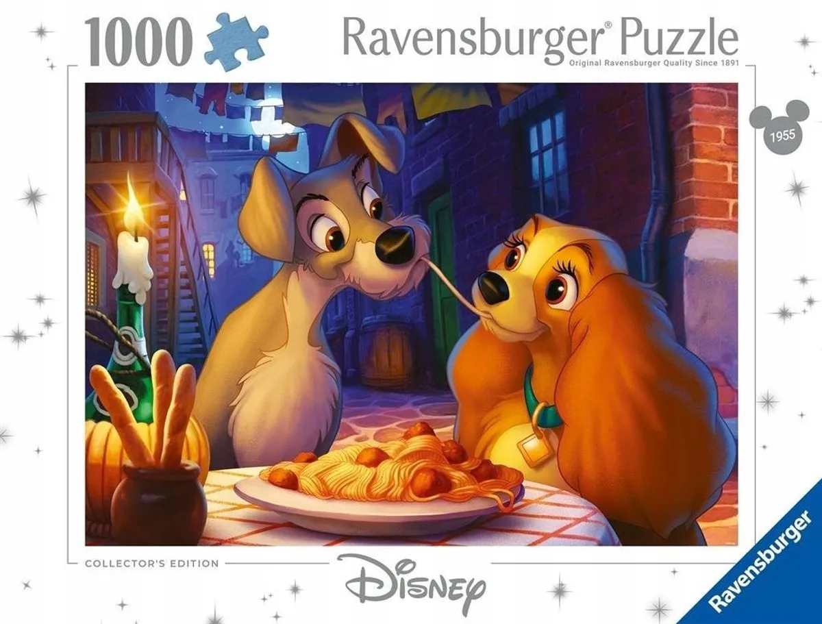 Ravensburger Lady en de Vagebond Puzzel 1000 Stukjes - Multicolor - afbeelding 2 van 2