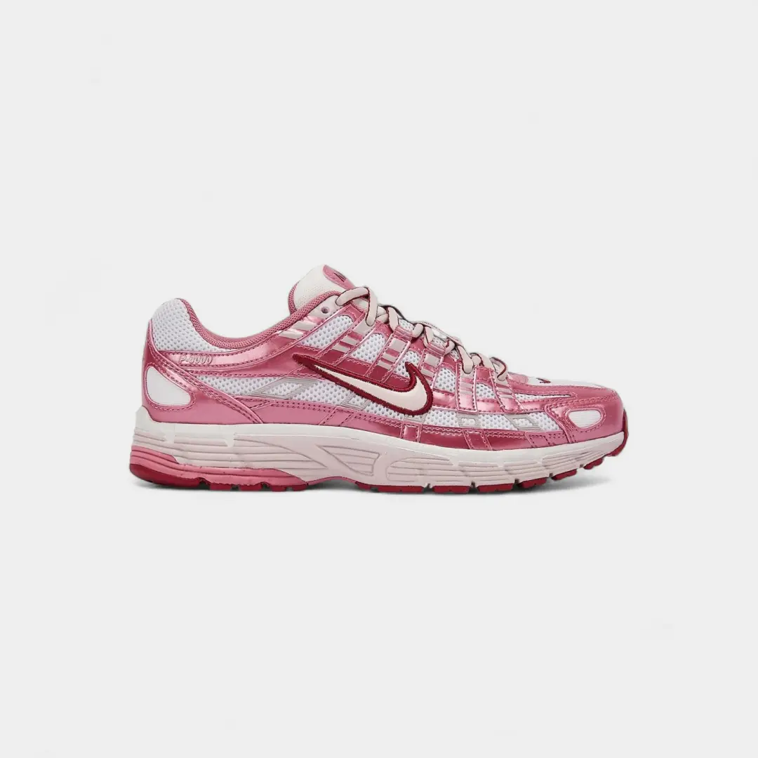 Nike P-6000 White Silt Red Peony (Women's)