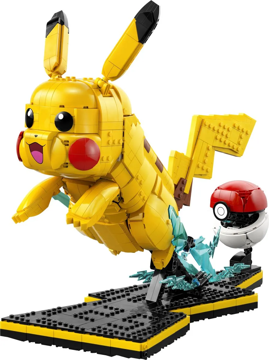 LEGO Pokémon Pikachu & Pokéball Bouwpakket 2050 Stuks - Multicolor