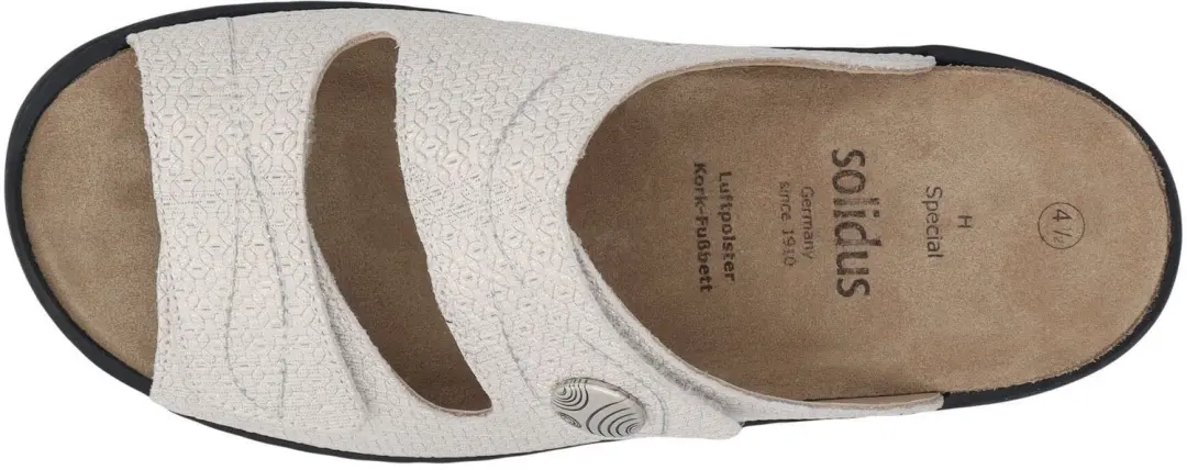 Solidus Dames Slippers - Wit - 37 - afbeelding 5 van 6