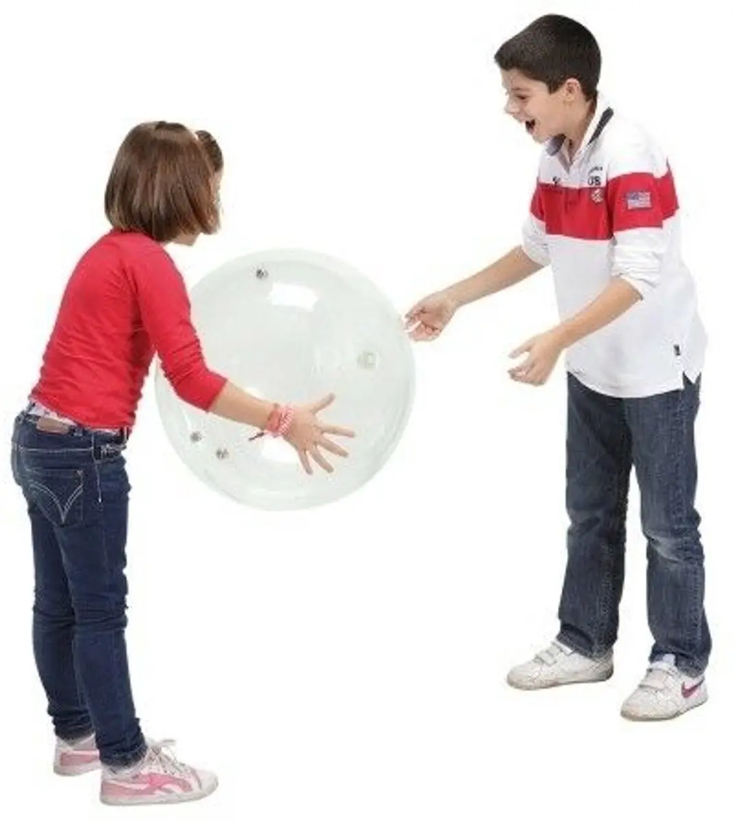 Gymnic Jinglin' Ball Trainingsbal - Wit - afbeelding 3 van 5
