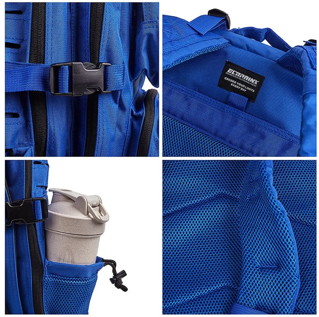 Elitex Training V2 45L Tactische Rugzak - Blauw - afbeelding 2 van 6