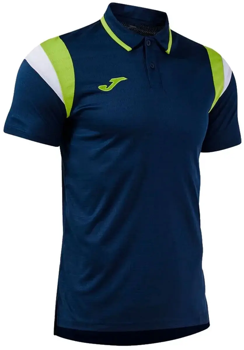 Joma Terra Poloshirt - Navy/Lime - L - afbeelding 3 van 6