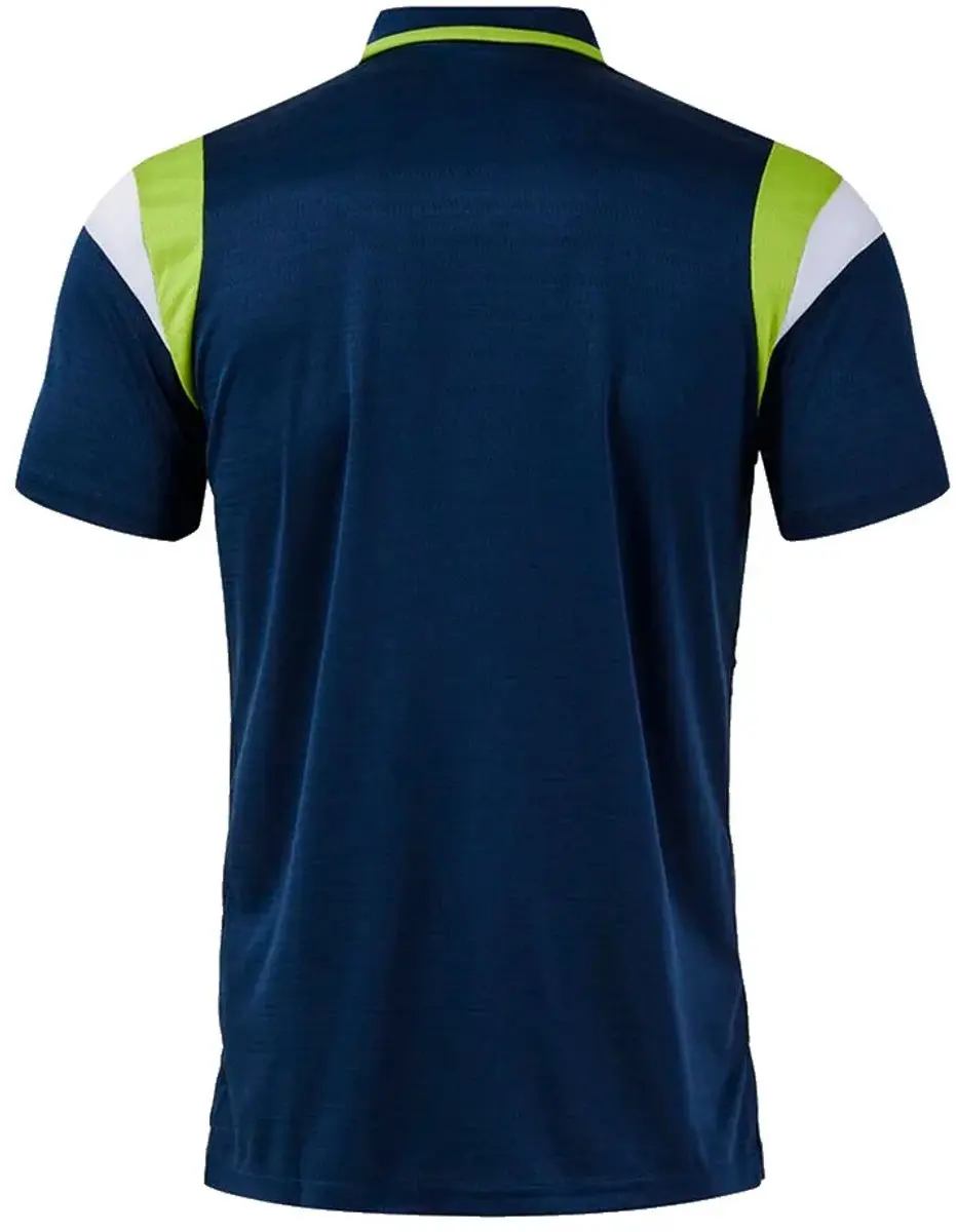 Joma Terra Poloshirt - Navy/Lime - L - afbeelding 2 van 6