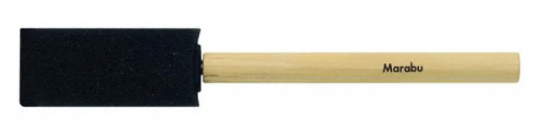Marabu Foam Penseel - Hout/Zwart