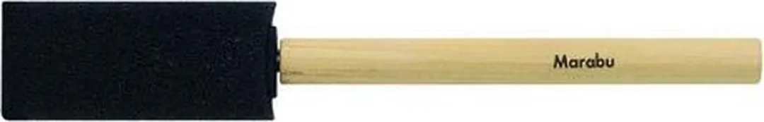 Marabu Foam Penseel - Hout/Zwart